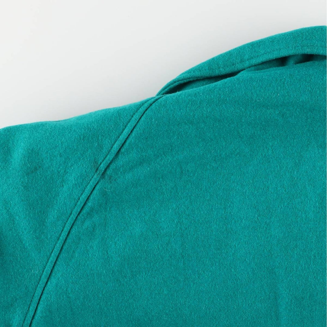 Vintage 1970'S Pendleton wool jacket, made in the USA, size M, men's wool Emerald green Vintage Second Hand