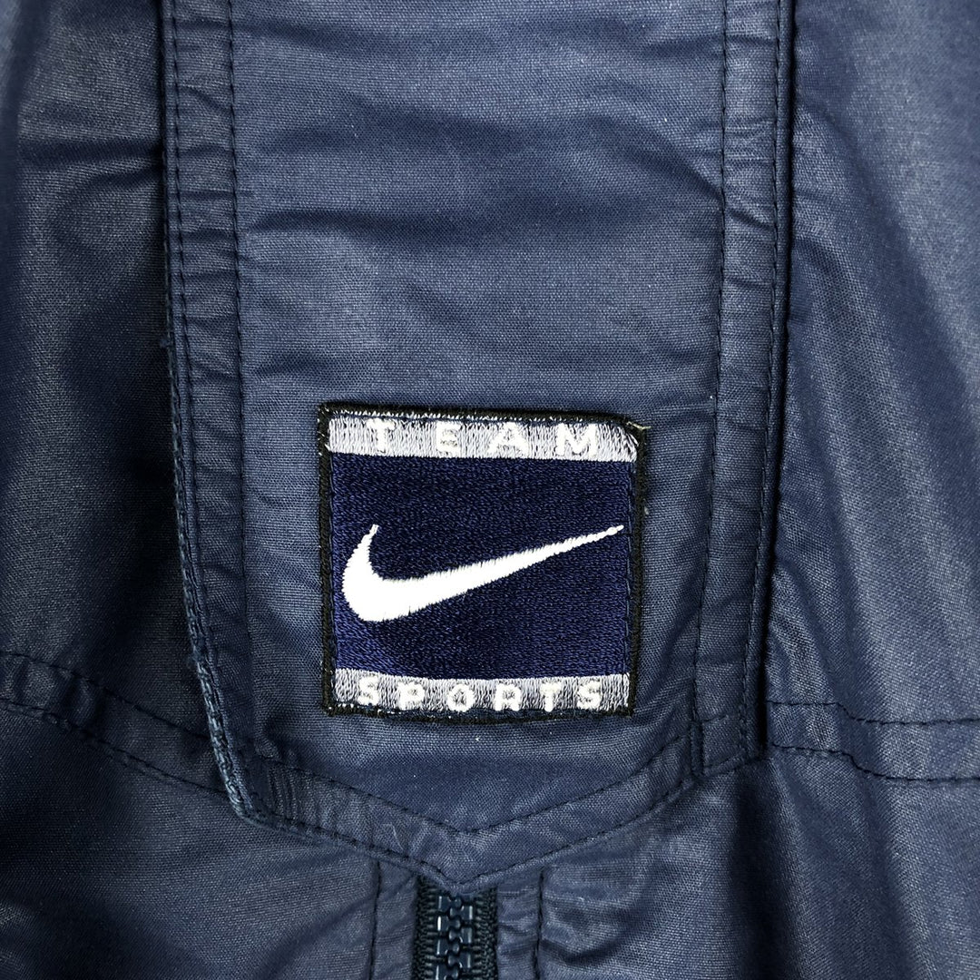 Vintage 90'S Nike Team Sports Down Jacket, Men's XL Nylon navy blue type Vintage Second Hand