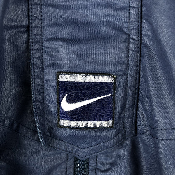 Vintage 90'S Nike Team Sports Down Jacket, Men's XL Nylon navy blue type Vintage Second Hand