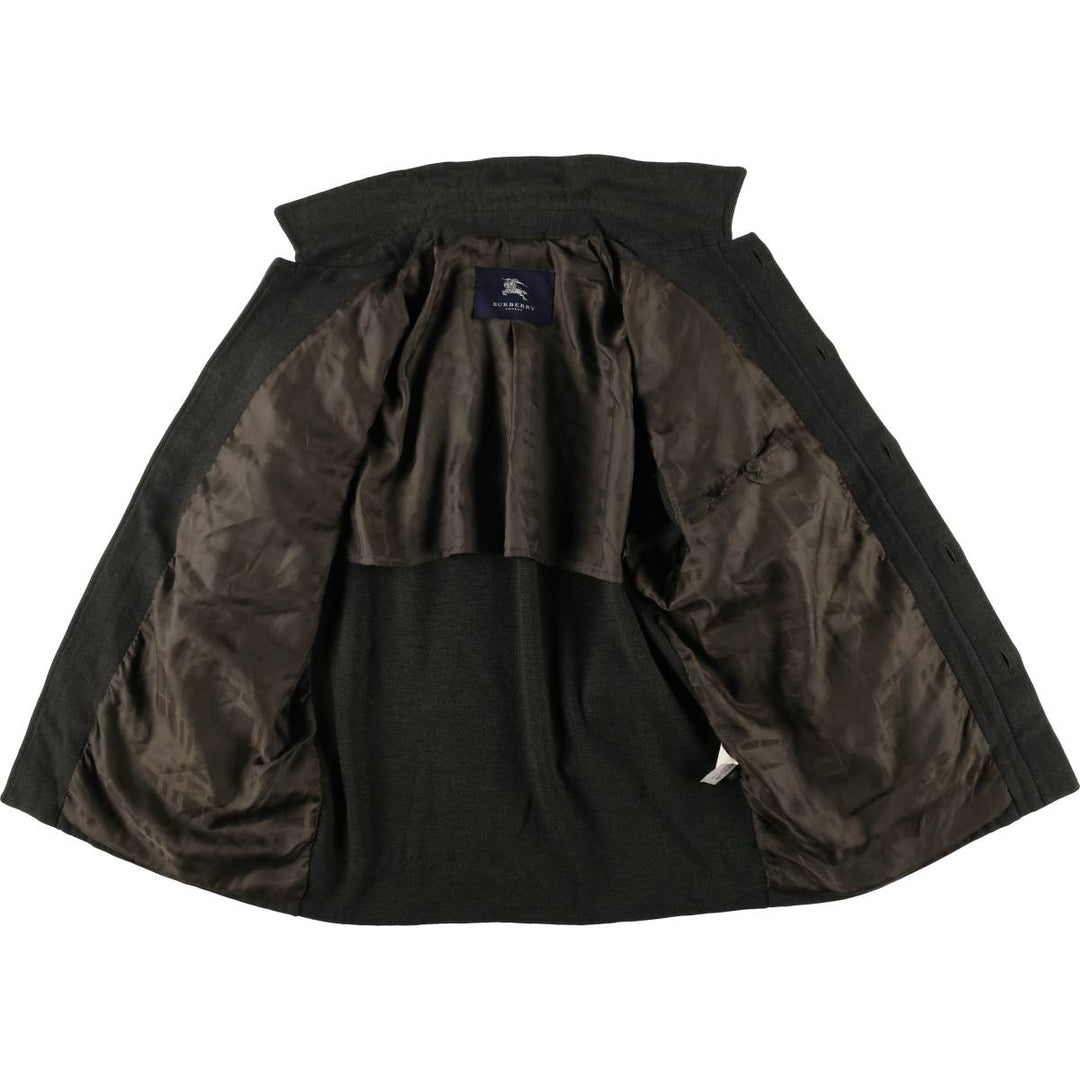 Burberry's BURBERRY LONDON Check Pattern Wool Jacket, Men's Size L wool Khaki type brown Vintage Second Hand