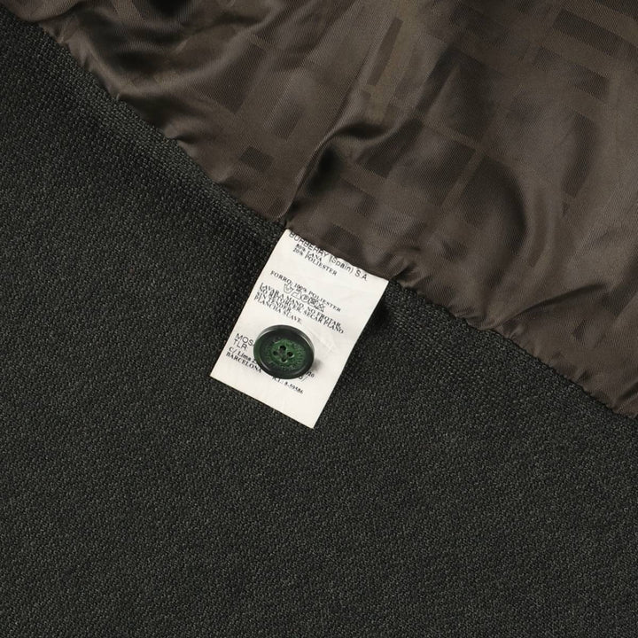 Burberry's BURBERRY LONDON Check Pattern Wool Jacket, Men's Size L wool Khaki type brown Vintage Second Hand