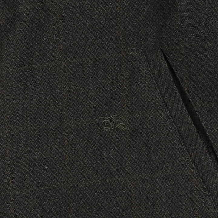 Burberry's BURBERRY LONDON Check Pattern Wool Jacket, Men's Size L wool Khaki type brown Vintage Second Hand