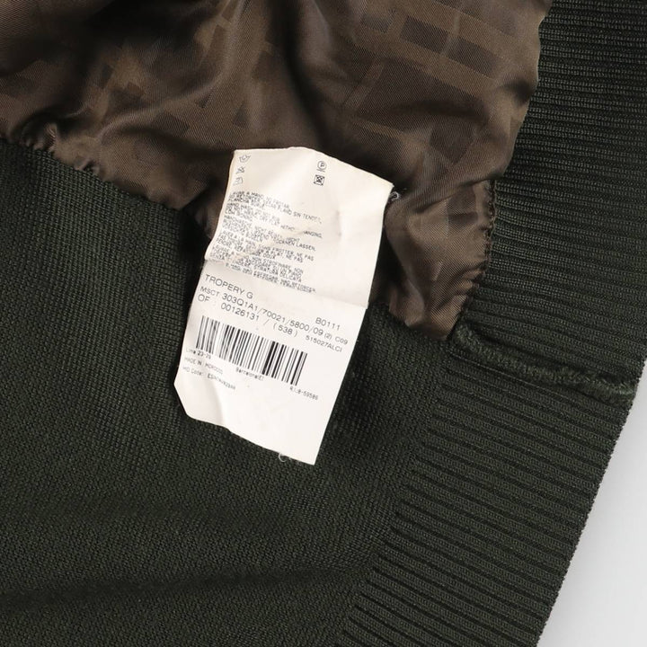 Burberry's BURBERRY LONDON wool sports jacket, men's size L wool Khaki type Vintage Second Hand