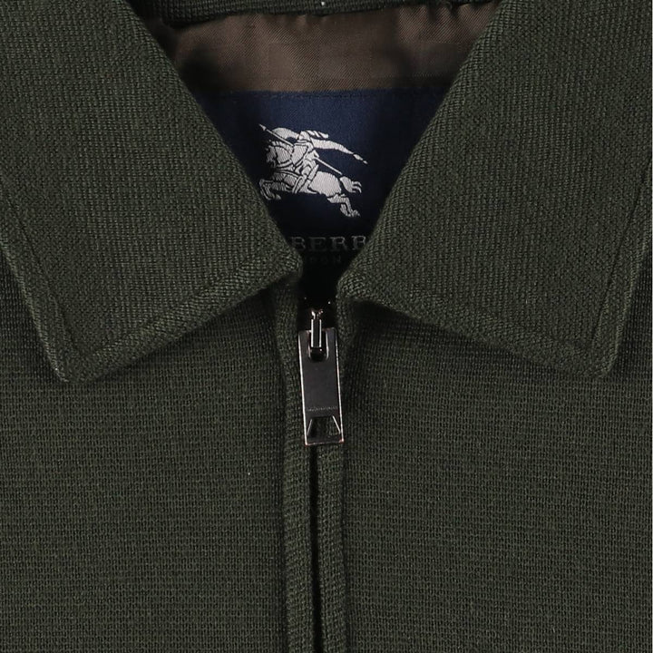 Burberry's BURBERRY LONDON wool sports jacket, men's size L wool Khaki type Vintage Second Hand