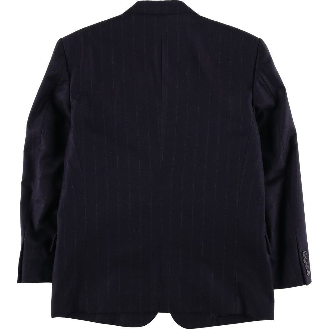 Yves Saint Laurent POUR HOMME Striped Pattern Tailored Jacket, Men's Size M unclear navy blue type Vintage Second Hand