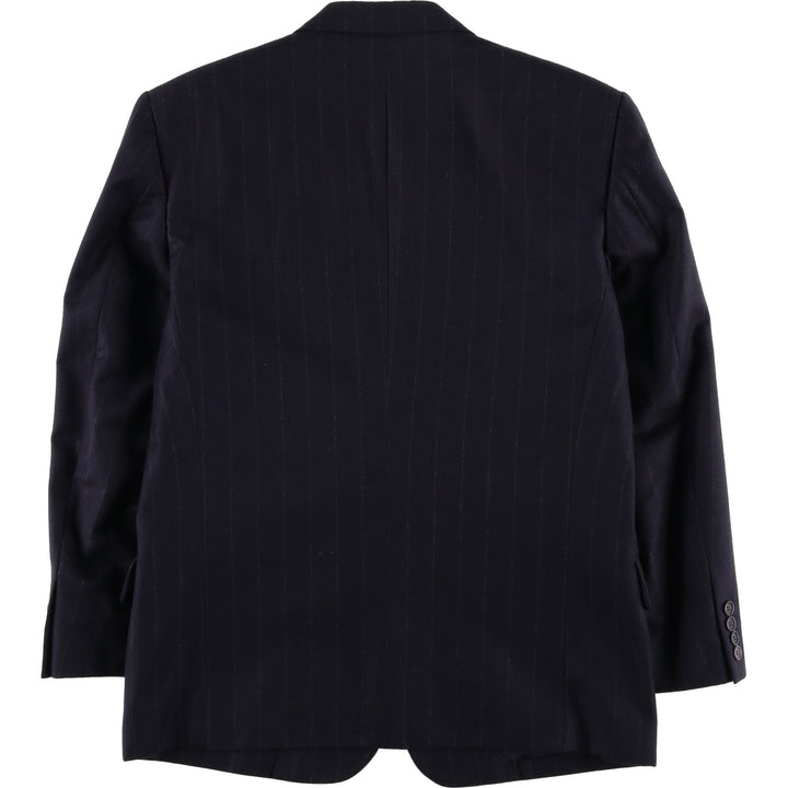 Yves Saint Laurent POUR HOMME Striped Pattern Tailored Jacket, Men's Size M unclear navy blue type Vintage Second Hand