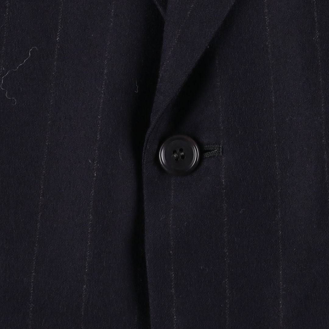 Yves Saint Laurent POUR HOMME Striped Pattern Tailored Jacket, Men's Size M unclear navy blue type Vintage Second Hand
