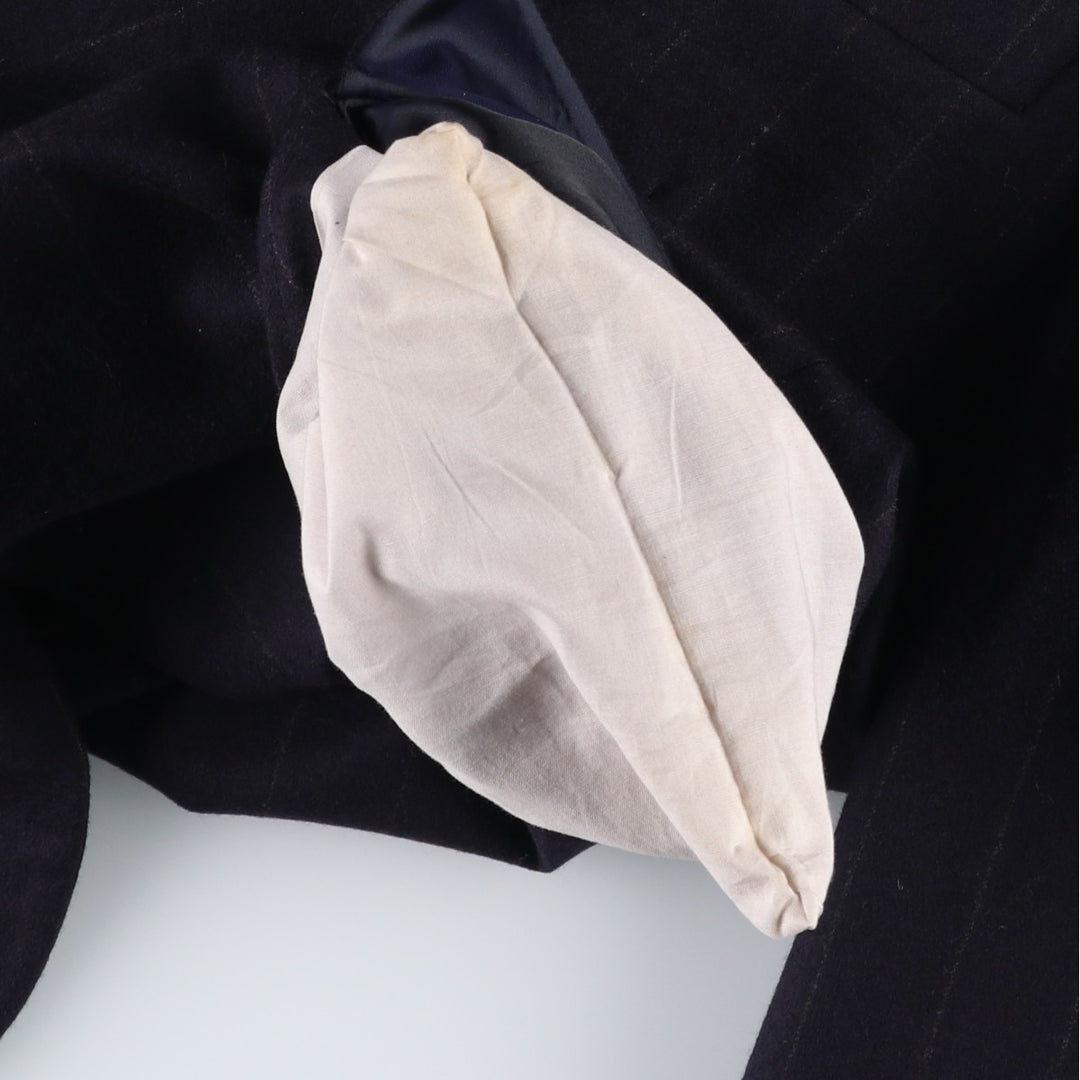 Yves Saint Laurent POUR HOMME Striped Pattern Tailored Jacket, Men's Size M unclear navy blue type Vintage Second Hand