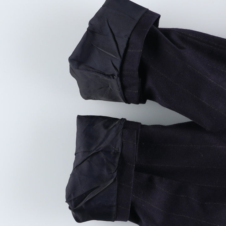 Yves Saint Laurent POUR HOMME Striped Pattern Tailored Jacket, Men's Size M unclear navy blue type Vintage Second Hand