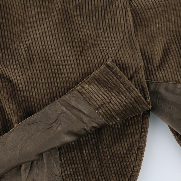 Brooks Brothers Corduroy Tailored Jacket, Made in USA, Men's Size L unclear brown type Vintage Second Hand