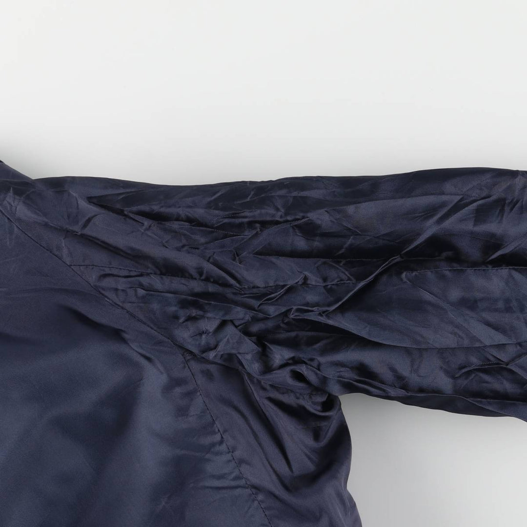 Vintage KDR Karl Peter's velour and cotton tailored jacket, size M, men's cotton navy blue type Vintage Second Hand