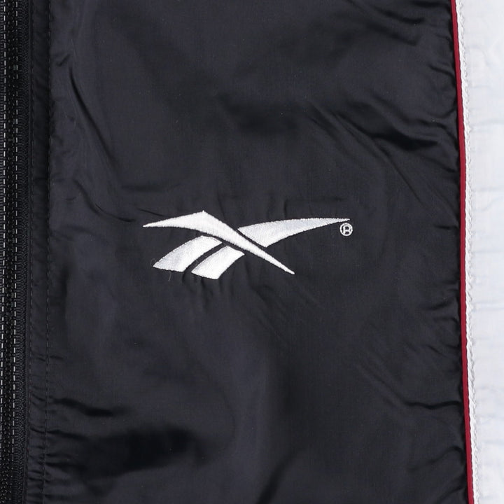 90'S Reebok Back Logo Nylon Jacket Men's Size L Vintage polyester black type Vintage Second Hand
