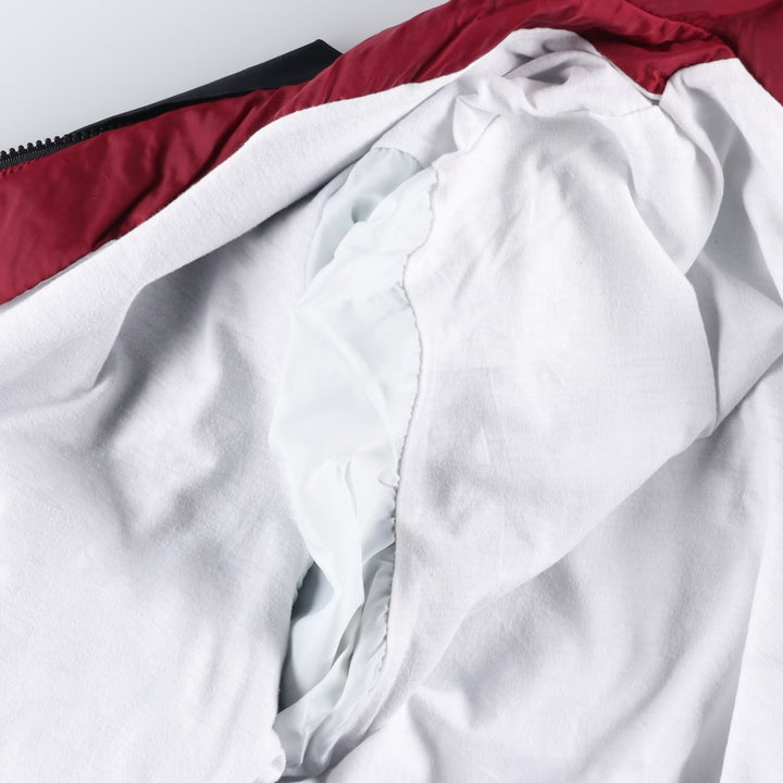 90'S Reebok Back Logo Nylon Jacket Men's Size L Vintage polyester black type Vintage Second Hand