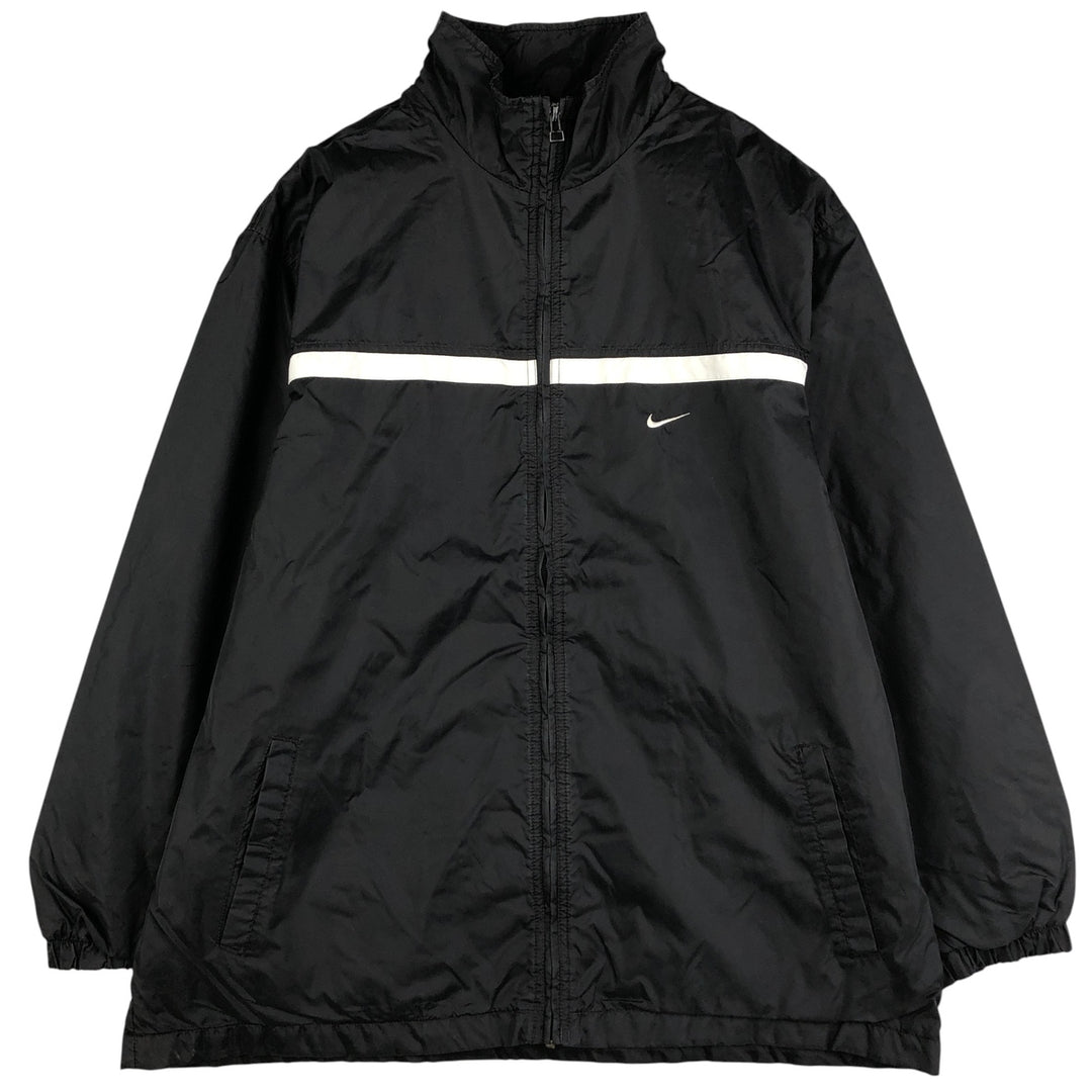 90'S Nike NIKE Nylon Jacket Men's Size L Vintage Nylon black type Vintage Second Hand