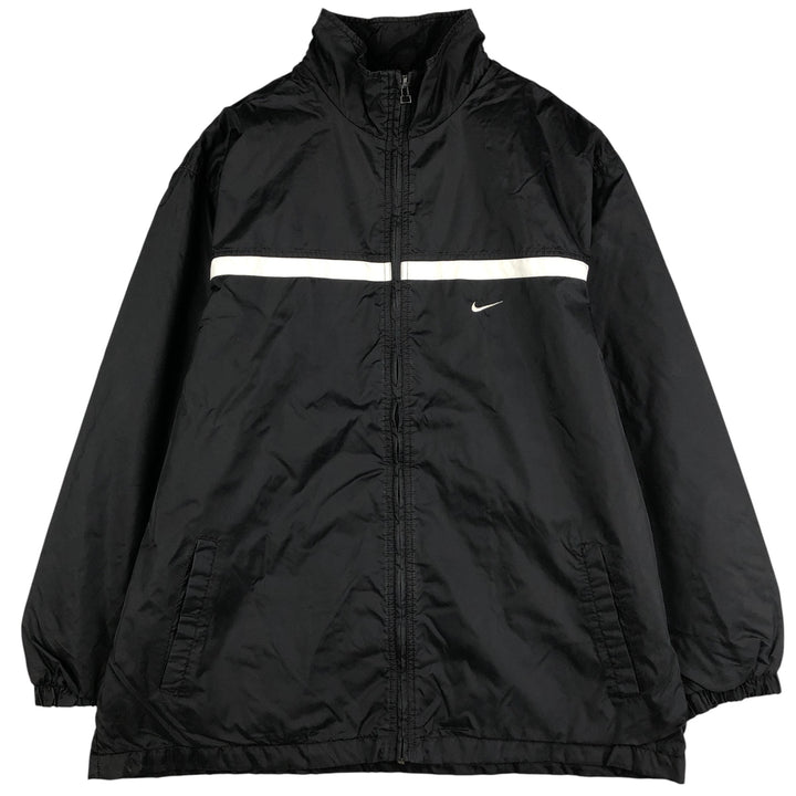 90'S Nike NIKE Nylon Jacket Men's Size L Vintage Nylon black type Vintage Second Hand