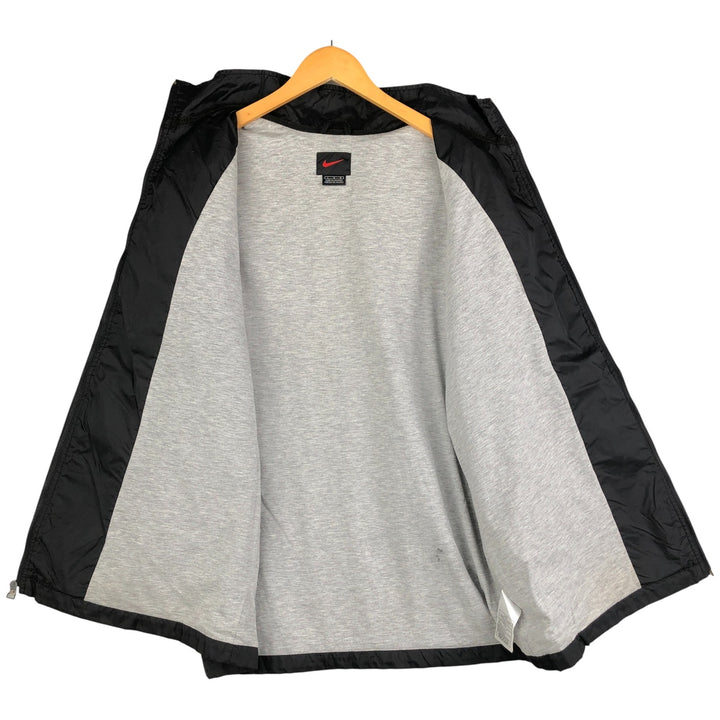 90'S Nike NIKE Nylon Jacket Men's Size L Vintage Nylon black type Vintage Second Hand