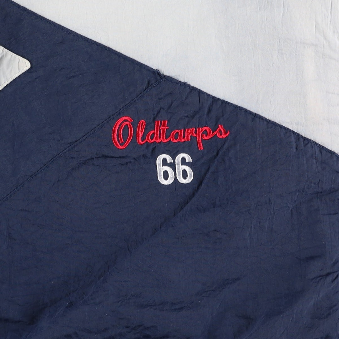 90'S Reebok nylon jacket, men's size L, vintage Nylon navy blue type Vintage Second Hand