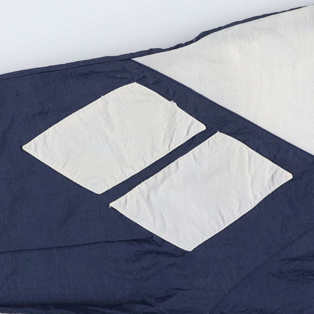 90'S Reebok nylon jacket, men's size L, vintage Nylon navy blue type Vintage Second Hand