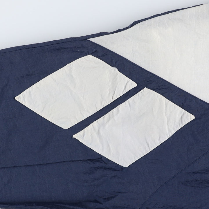 90'S Reebok nylon jacket, men's size L, vintage Nylon navy blue type Vintage Second Hand