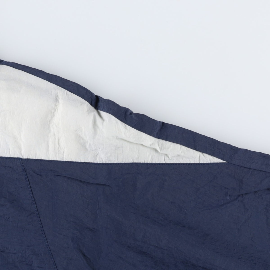 90'S Reebok nylon jacket, men's size L, vintage Nylon navy blue type Vintage Second Hand