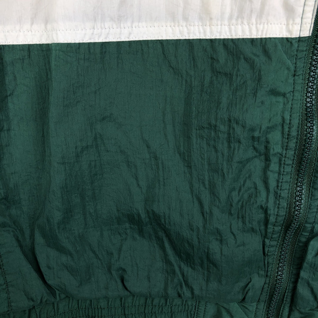 90'S Reebok Back Logo Nylon Jacket Men's Size L Vintage Nylon green type Vintage Second Hand