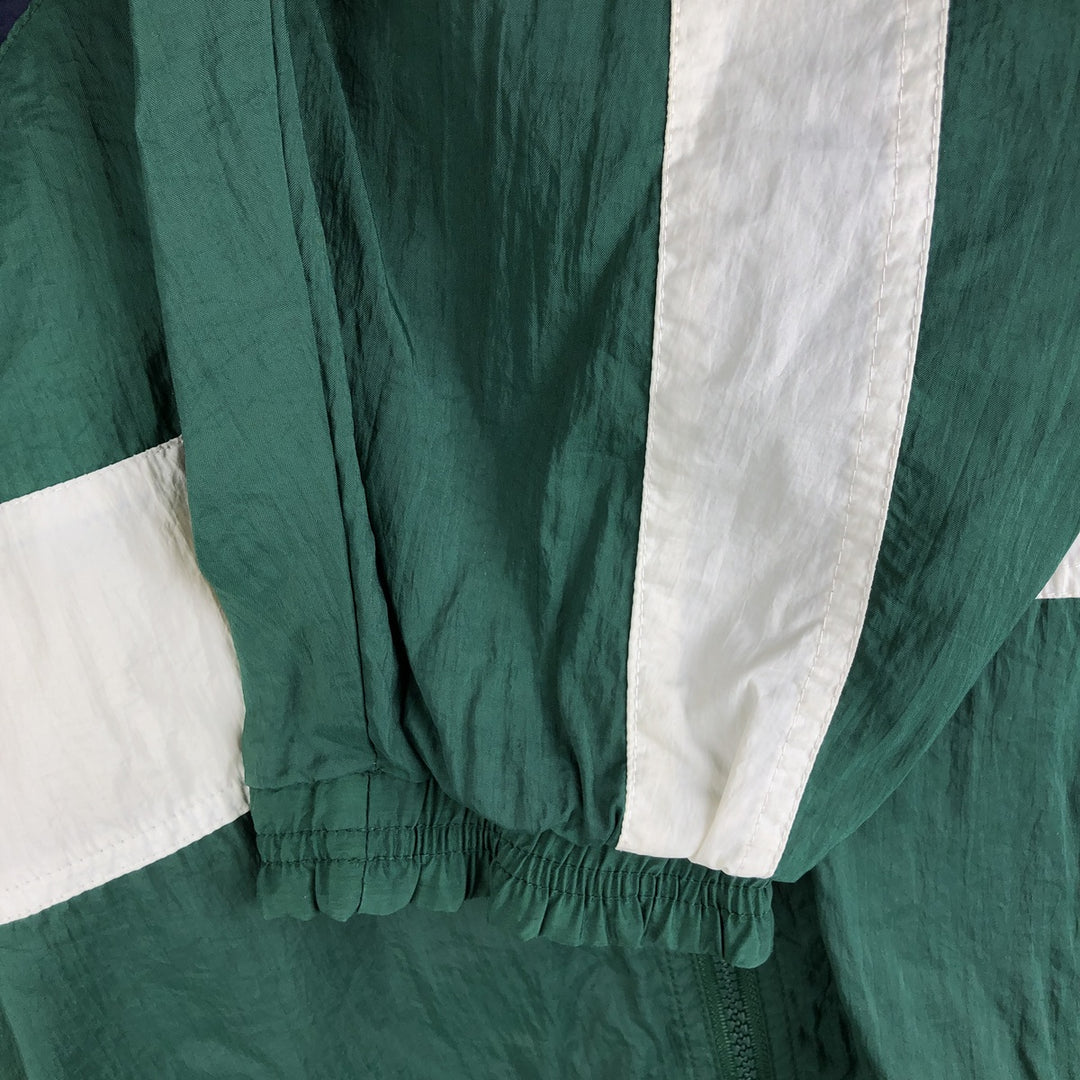 90'S Reebok Back Logo Nylon Jacket Men's Size L Vintage Nylon green type Vintage Second Hand