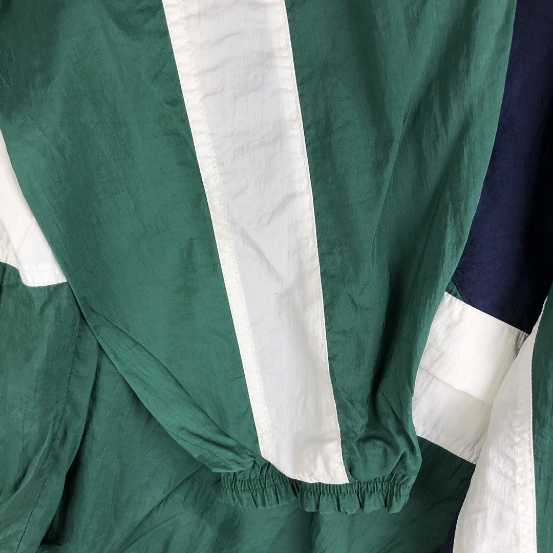 90'S Reebok Back Logo Nylon Jacket Men's Size L Vintage Nylon green type Vintage Second Hand