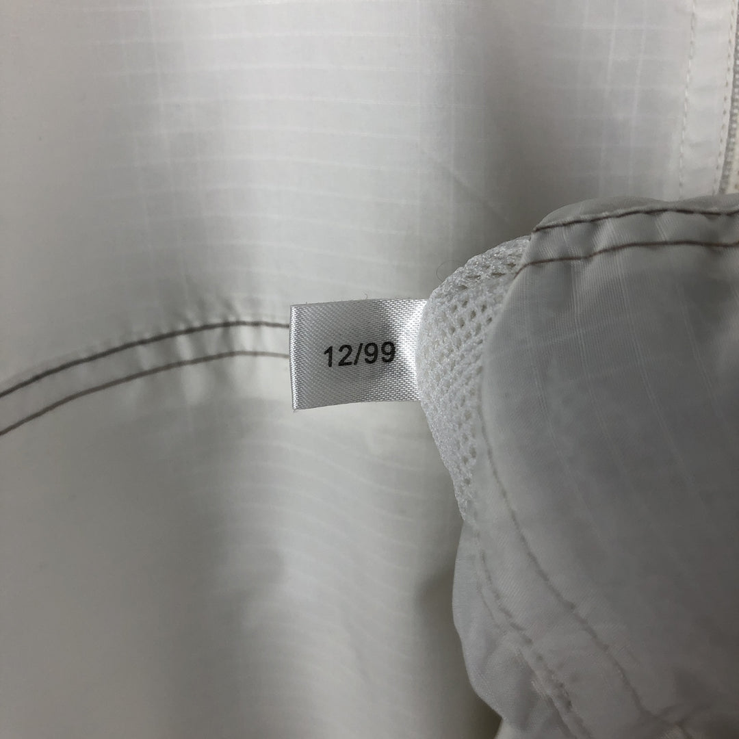 Vintage 90'S Adidas half-zip hooded warm-up pullover, men's size XL polyester white type Vintage Second Hand