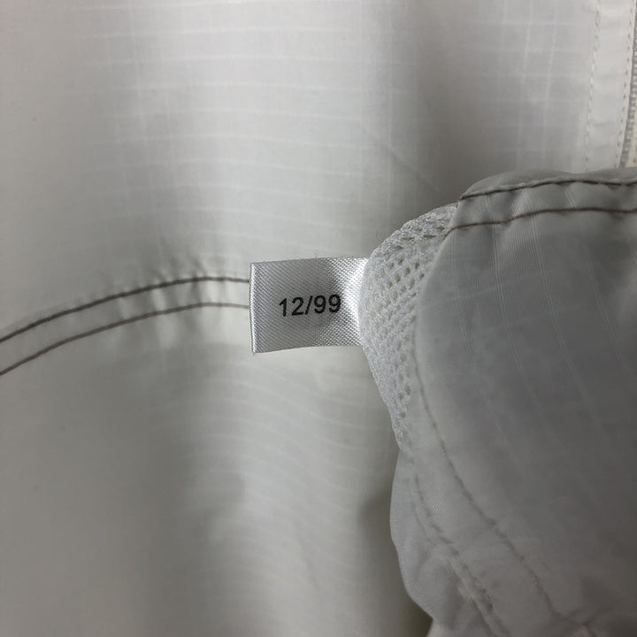 Vintage 90'S Adidas half-zip hooded warm-up pullover, men's size XL polyester white type Vintage Second Hand