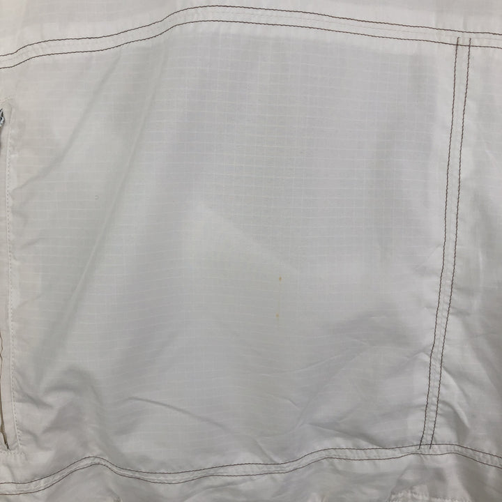 Vintage 90'S Adidas half-zip hooded warm-up pullover, men's size XL polyester white type Vintage Second Hand