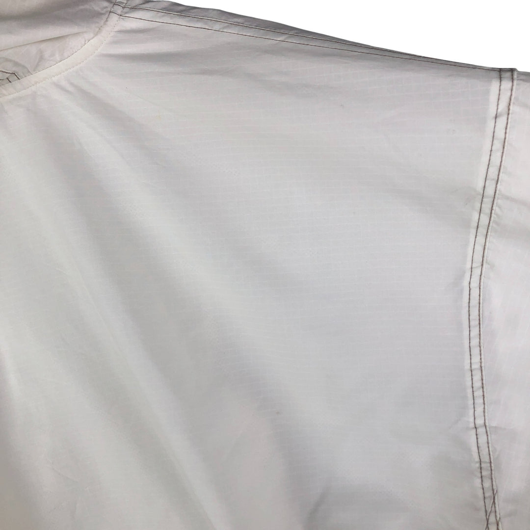 Vintage 90'S Adidas half-zip hooded warm-up pullover, men's size XL polyester white type Vintage Second Hand