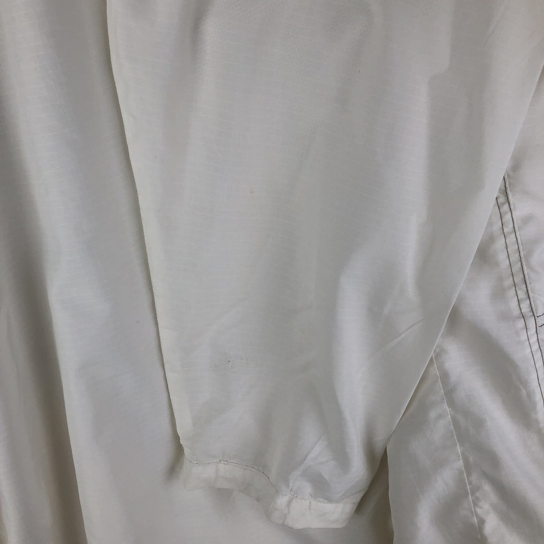 Vintage 90'S Adidas half-zip hooded warm-up pullover, men's size XL polyester white type Vintage Second Hand