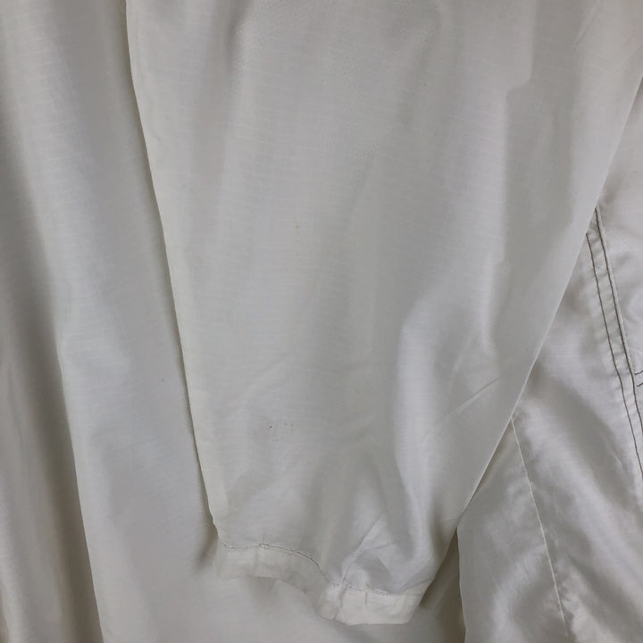 Vintage 90'S Adidas half-zip hooded warm-up pullover, men's size XL polyester white type Vintage Second Hand