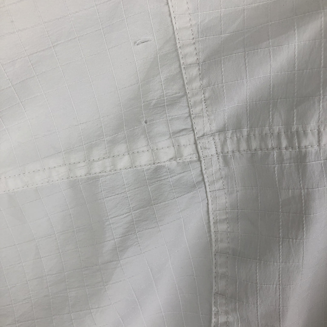 Vintage 80s-90'S Adidas windbreaker, men's size M polyester white type Vintage Second Hand