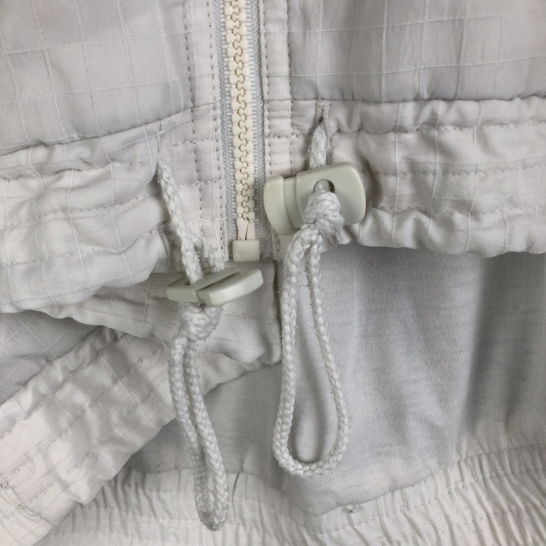 Vintage 80s-90'S Adidas windbreaker, men's size M polyester white type Vintage Second Hand