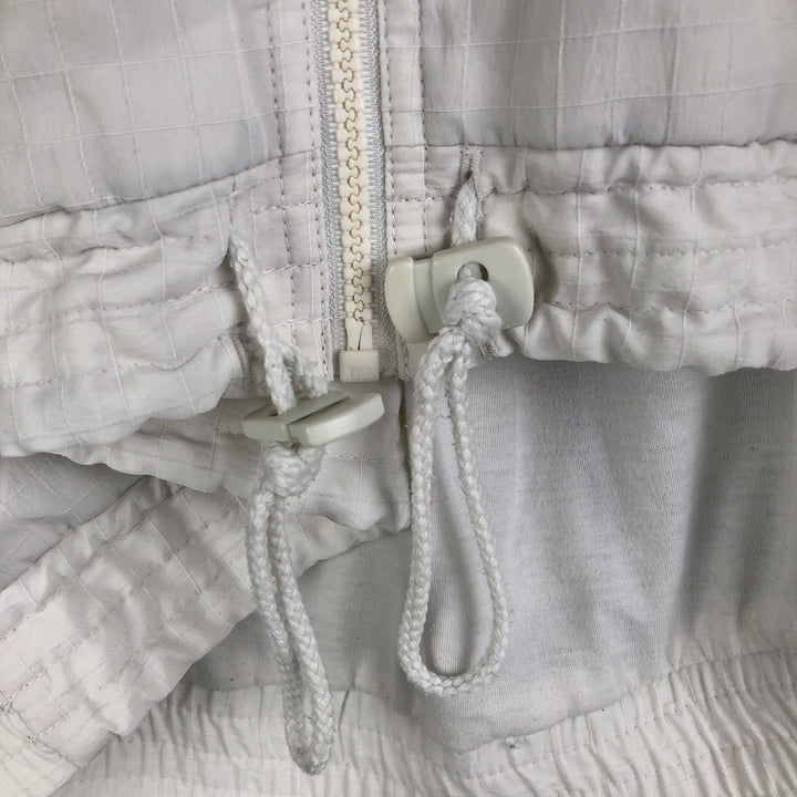 Vintage 80s-90'S Adidas windbreaker, men's size M polyester white type Vintage Second Hand