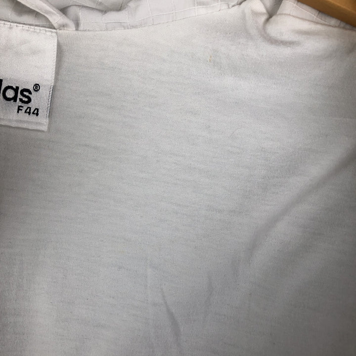 Vintage 80s-90'S Adidas windbreaker, men's size M polyester white type Vintage Second Hand