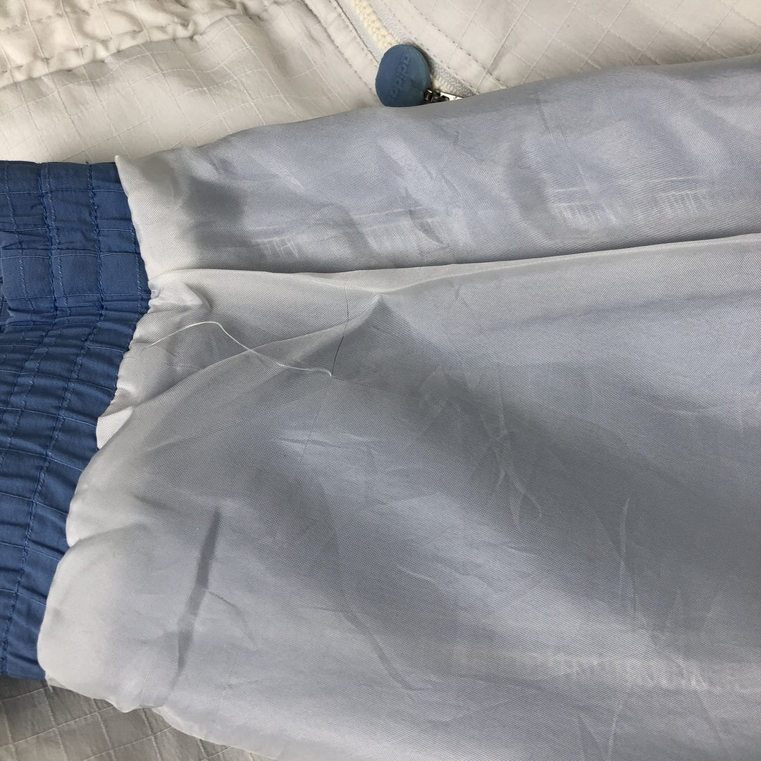 Vintage 80s-90'S Adidas windbreaker, men's size M polyester white type Vintage Second Hand