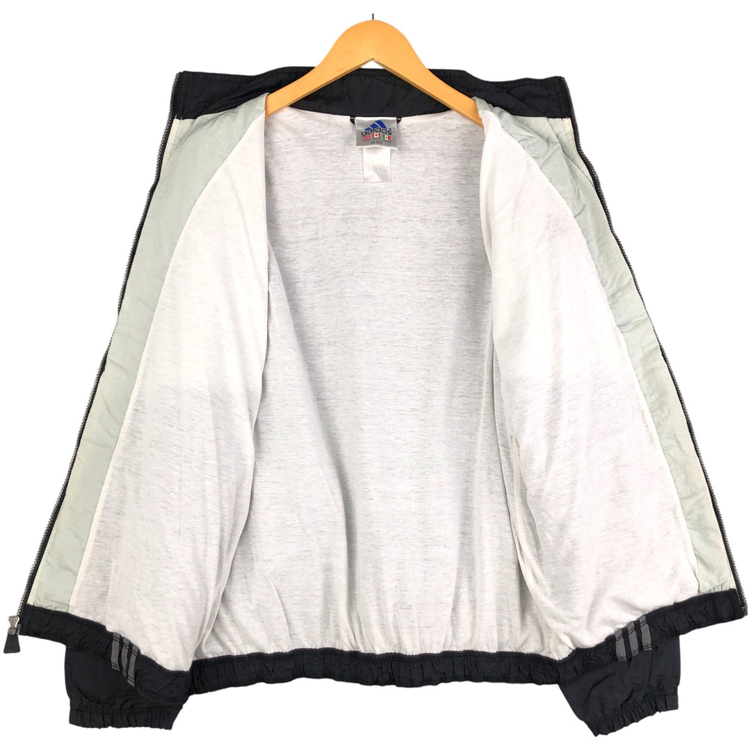 Vintage 80s-90'S Adidas nylon jacket, men's size M Nylon Mint green Vintage Second Hand