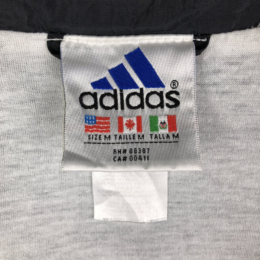 Vintage 80s-90'S Adidas nylon jacket, men's size M Nylon Mint green Vintage Second Hand