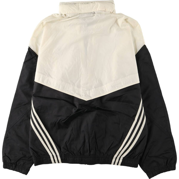 Vintage 80s-90'S Adidas windbreaker, men's size M Nylon white type Vintage Second Hand