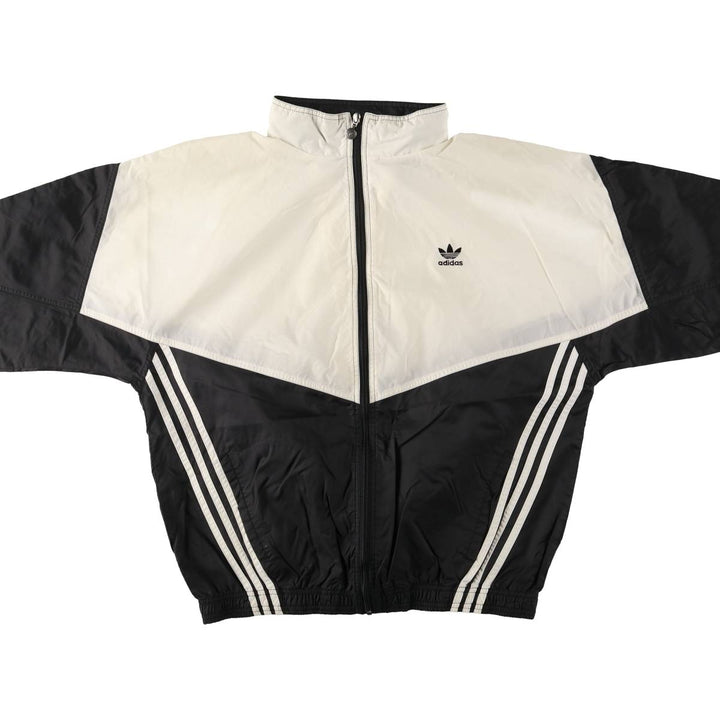 Vintage 80s-90'S Adidas windbreaker, men's size M Nylon white type Vintage Second Hand