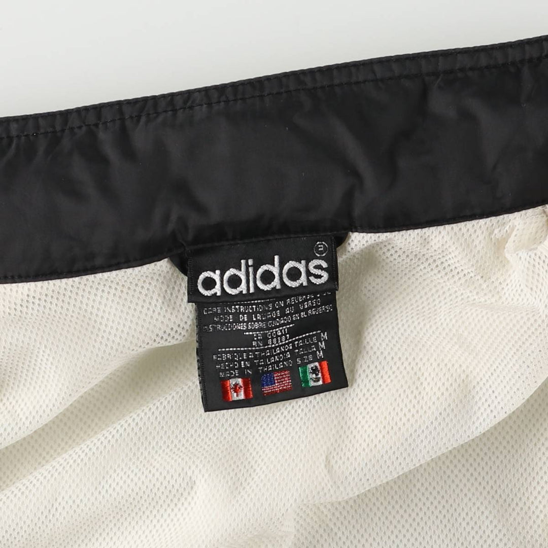 Vintage 80s-90'S Adidas windbreaker, men's size M Nylon white type Vintage Second Hand