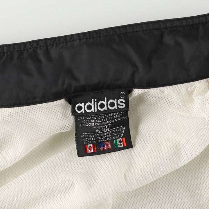 Vintage 80s-90'S Adidas windbreaker, men's size M Nylon white type Vintage Second Hand