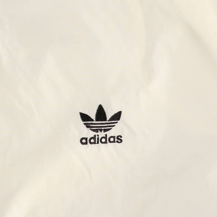 Vintage 80s-90'S Adidas windbreaker, men's size M Nylon white type Vintage Second Hand