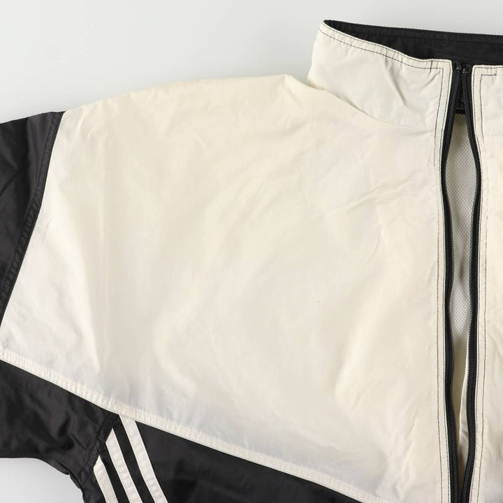 Vintage 80s-90'S Adidas windbreaker, men's size M Nylon white type Vintage Second Hand