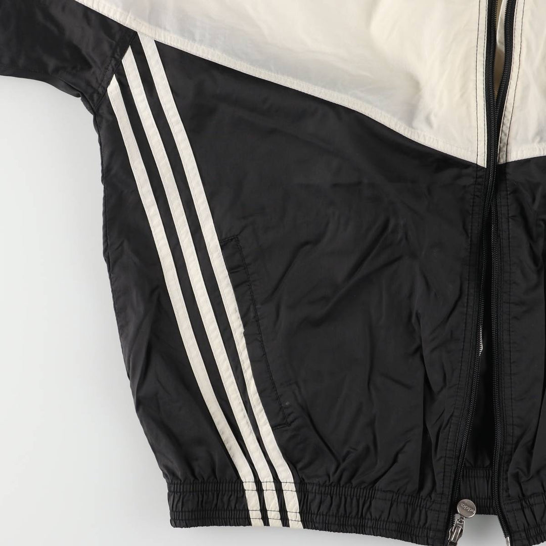 Vintage 80s-90'S Adidas windbreaker, men's size M Nylon white type Vintage Second Hand