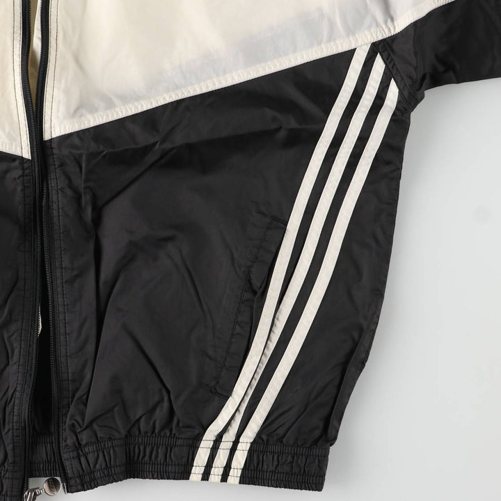 Vintage 80s-90'S Adidas windbreaker, men's size M Nylon white type Vintage Second Hand