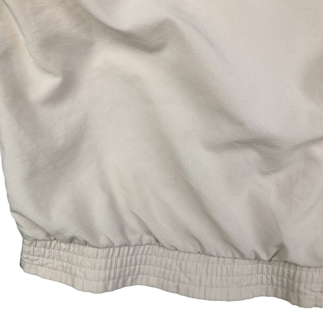 2000'S Adidas Back Logo Windbreaker, Men's Size Medium polyester Khaki type sage green Vintage Second Hand