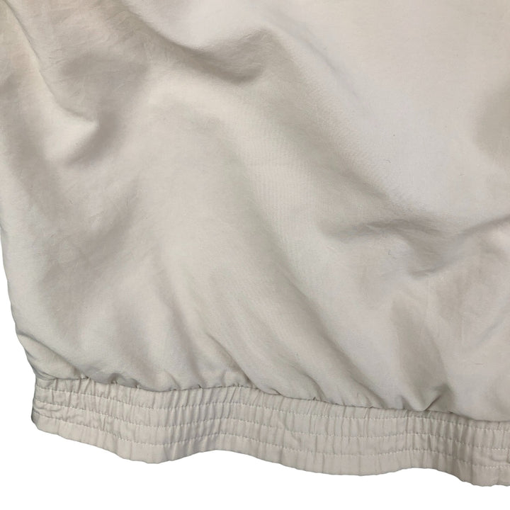 2000'S Adidas Back Logo Windbreaker, Men's Size Medium polyester Khaki type sage green Vintage Second Hand